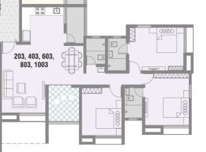 Nirman Brookefield Willows - Floor plan