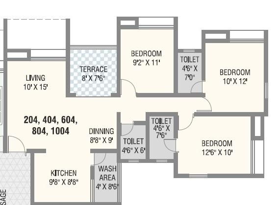 Nirman Brookefield Willows - Floor Plan