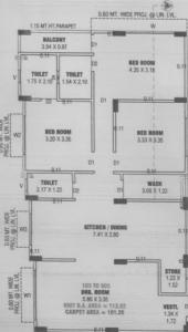 Samarpan Prabhavi Flat - Floor plan