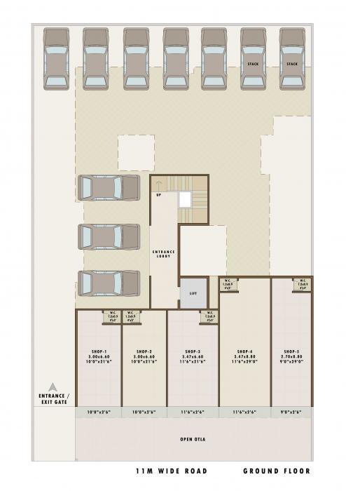 Lakshadeep Crystal - Master Plan