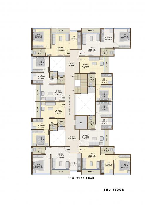 Lakshadeep Crystal - Site Plan