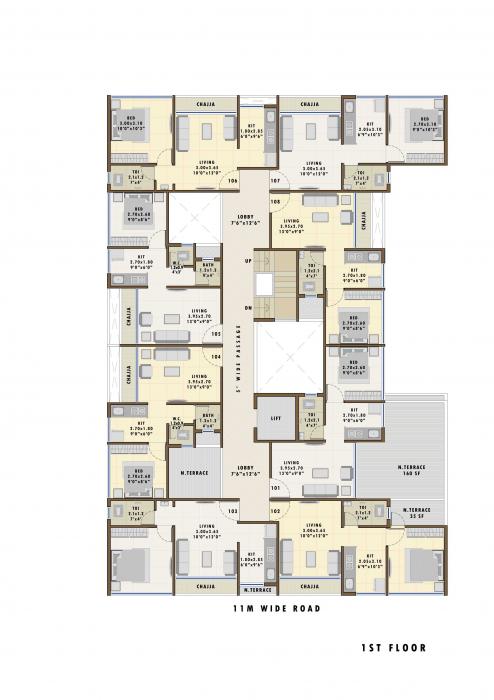 Lakshadeep Crystal - Site Plan