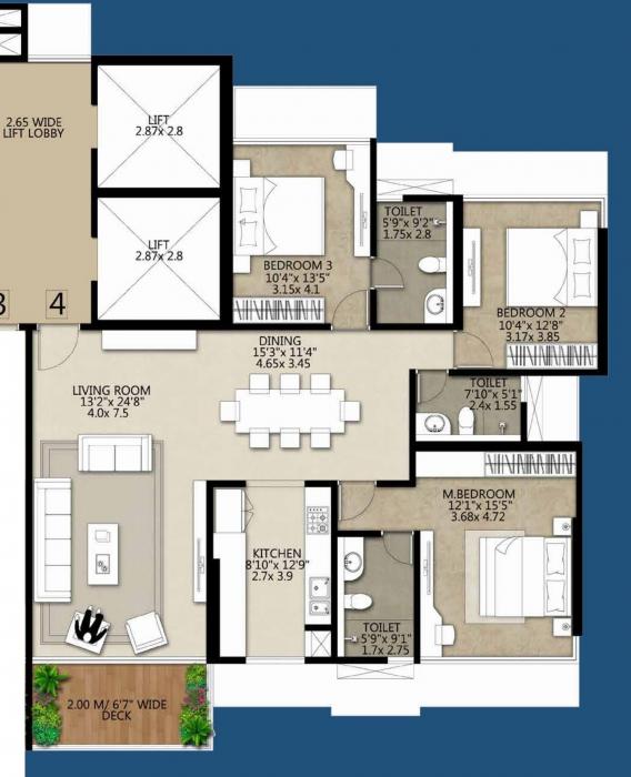 Sabari Gardens - Floor Plan