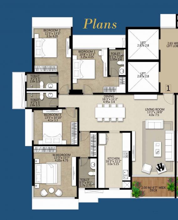 Sabari Gardens - Floor Plan