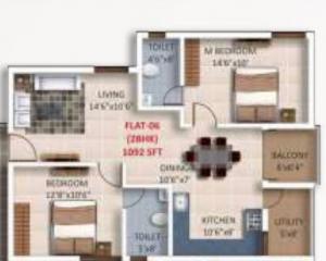 Saritha Fortune - Floor plan