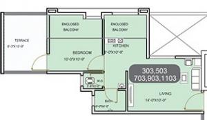 Aksha Elegance - Floor plan