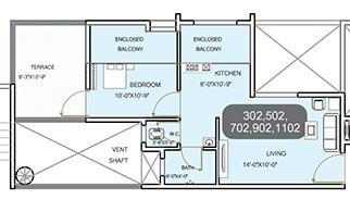 Aksha Elegance - Floor Plan