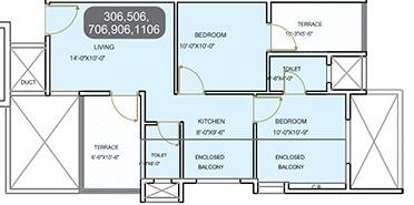 Aksha Elegance - Floor Plan