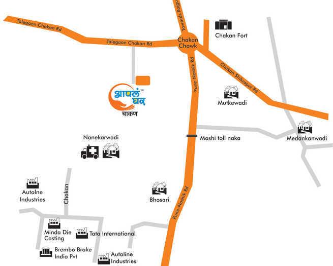 Maple Aapla Ghar Chakan - Locality