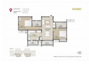 Krishna Meadows - Floor plan