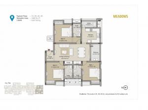 Krishna Meadows - Floor plan