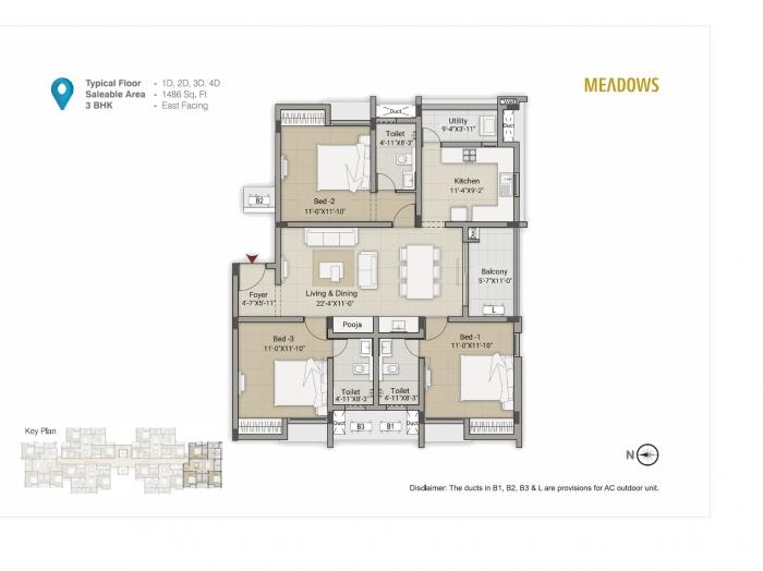 Krishna Meadows - Floor Plan