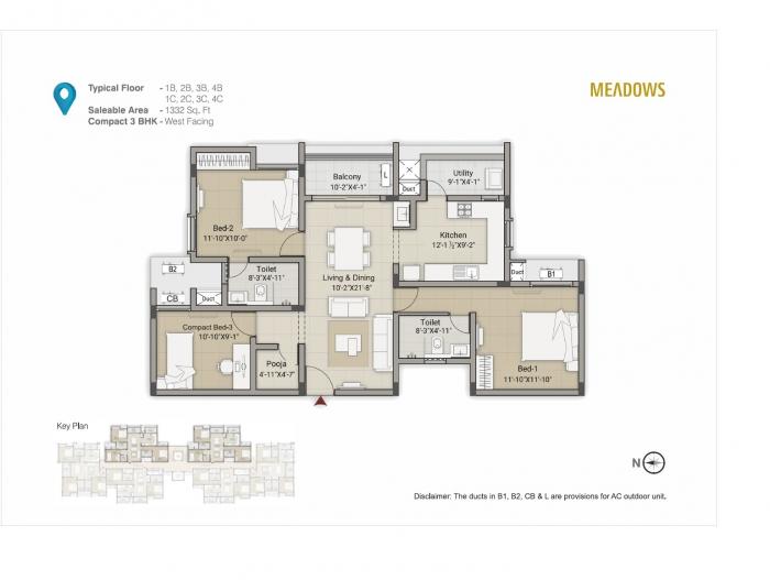 Krishna Meadows - Floor Plan