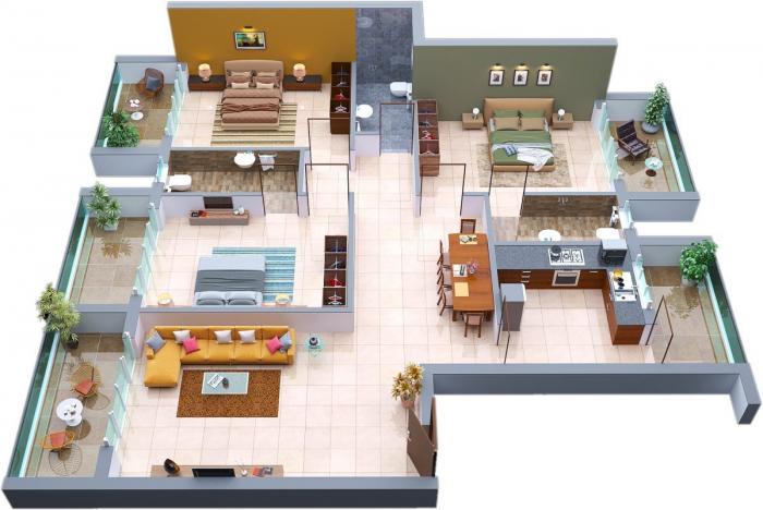 Raj Enclave - Floor Plan
