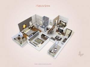 DS Utopia Apartment - Floor plan