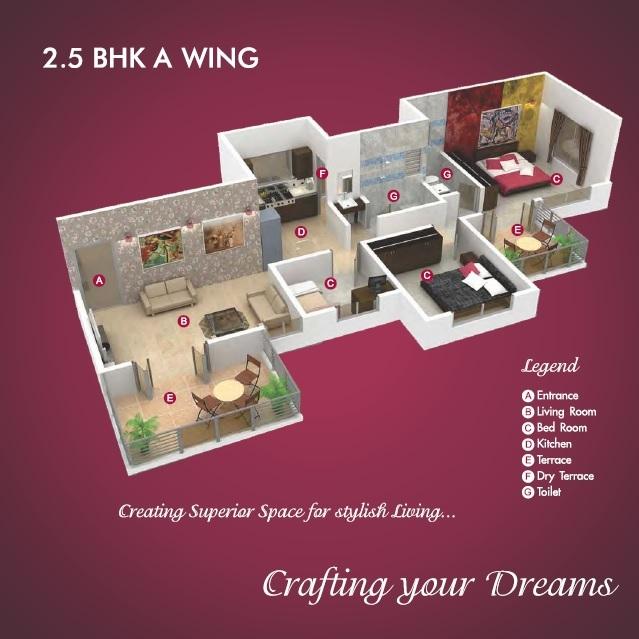 Trimurti Elina - Floor Plan