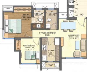 Courtyard Ornella - Floor plan