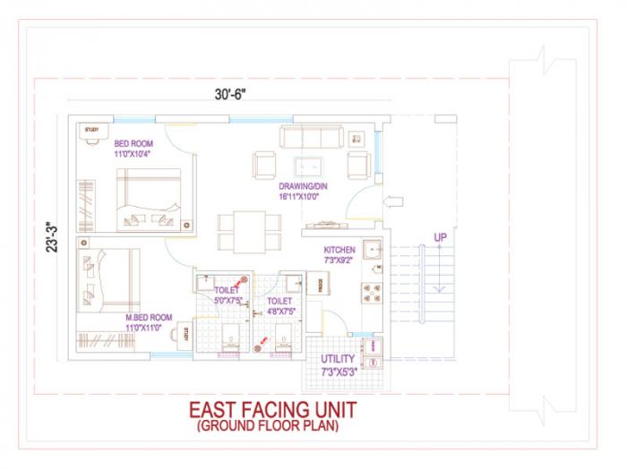 Devansh Dev Prime Villas Block 1 - Floor Plan