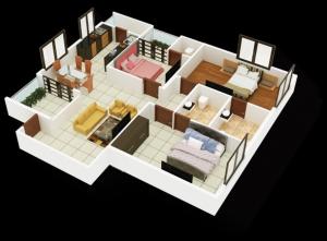 MRK Kamatchi Apartment - Floor plan