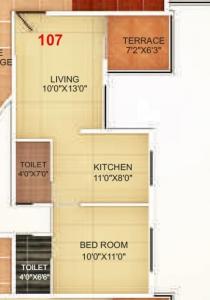 Satyam Mountscape - Floor plan