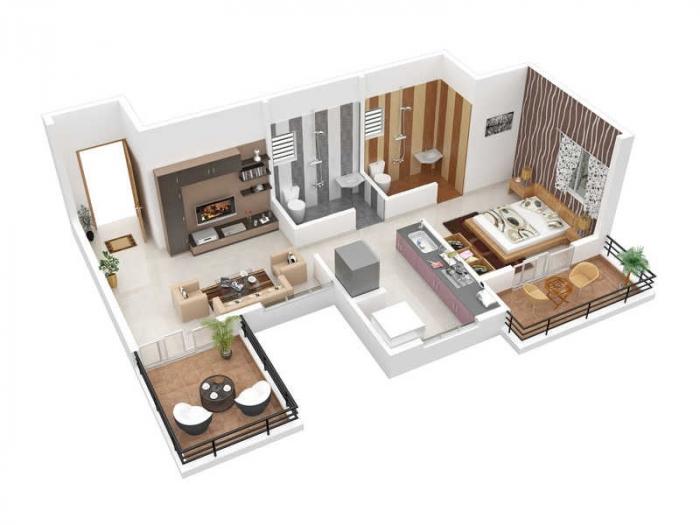 Satyam Mountscape - Floor Plan
