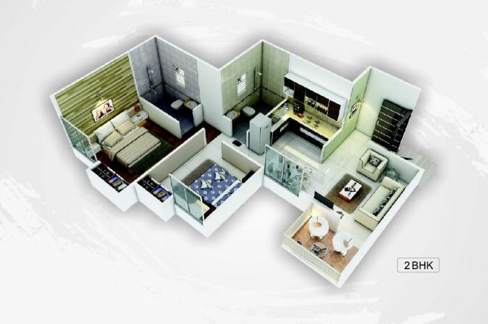 Pristine Purvrang - Floor Plan