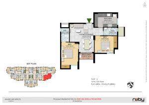 Ruby Royal Tower - Floor plan