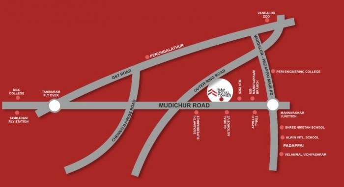 Ruby Royal Tower - Locality