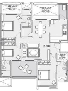 Saarrthi Skybay II - Floor plan