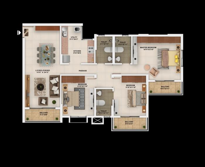 Sattva Park Cubix - Floor Plan