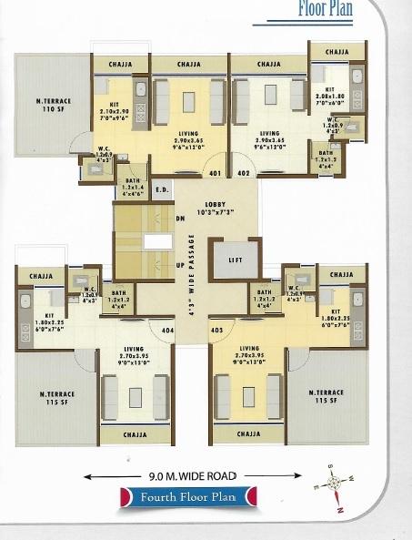Ganeshmurti Apartment - Site Plan