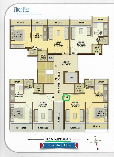 Ganeshmurti Apartment - Site Plan