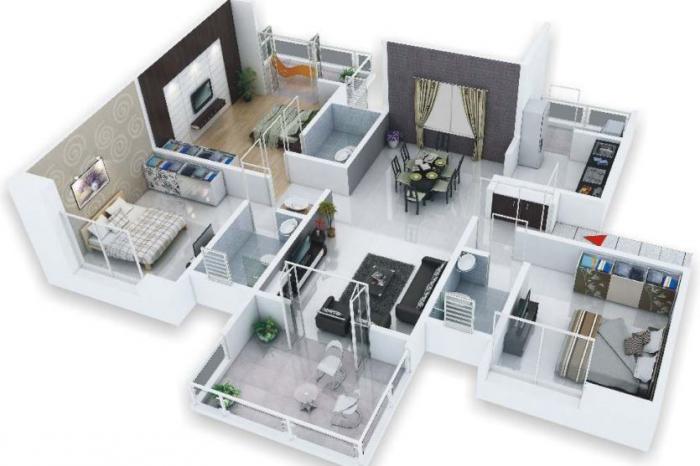 Sharada Paritosh D - Floor Plan