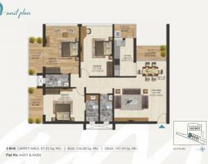 Purples Amour - Floor plan