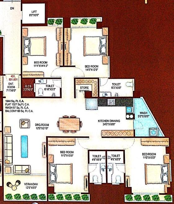 Sumeru Elite - Floor Plan