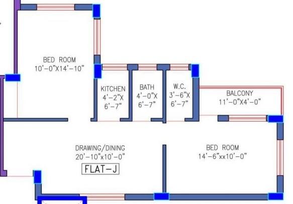 Blue Onyx Complex - Floor Plan