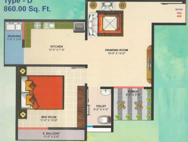 Aaditya Sky - Floor Plan