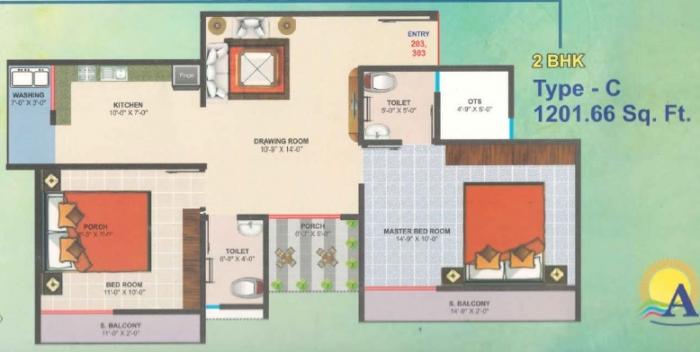 Aaditya Sky - Floor Plan