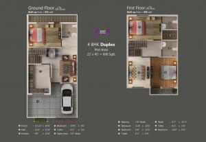 One Nirman Nagar - Floor plan