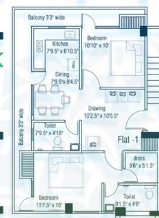 Uma Nilayam - Floor Plan