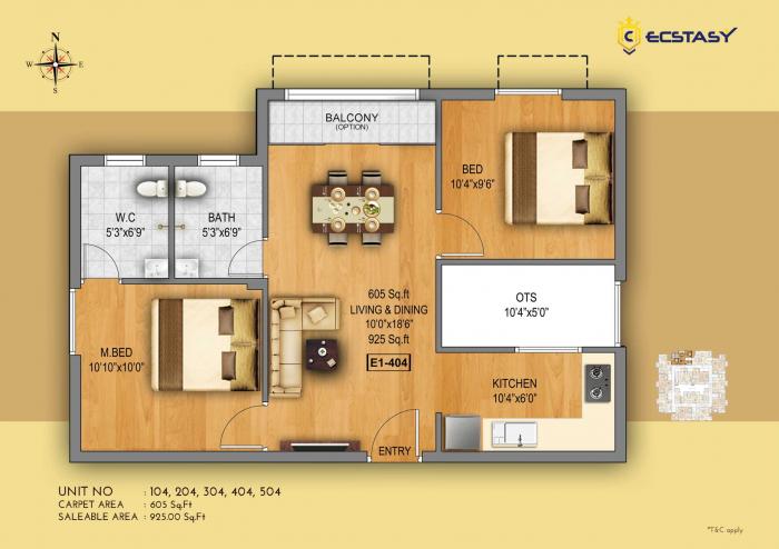 Creations Ecstasy - Floor Plan