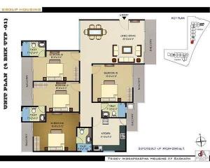 Tridev Indraprastha - Floor plan