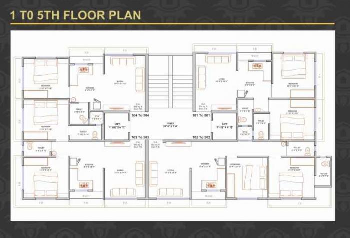 M M Ram Palace - Site Plan