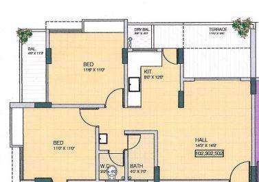 Pratiraj Towers - Floor Plan