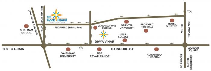 Aarush Divya Rock Island Plot - Locality