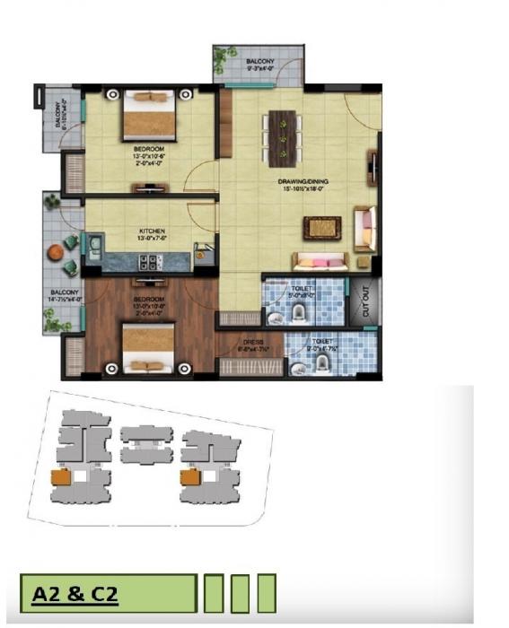 Shreenath Square Arcade - Floor Plan