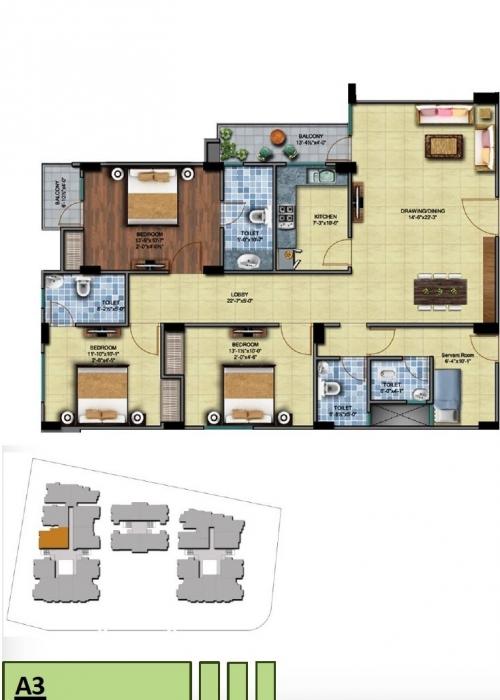 Shreenath Square Arcade - Floor Plan