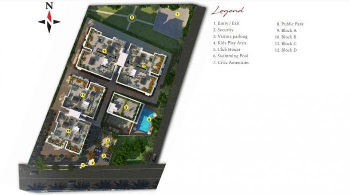 Aakar Acropolis Block C - Master Plan