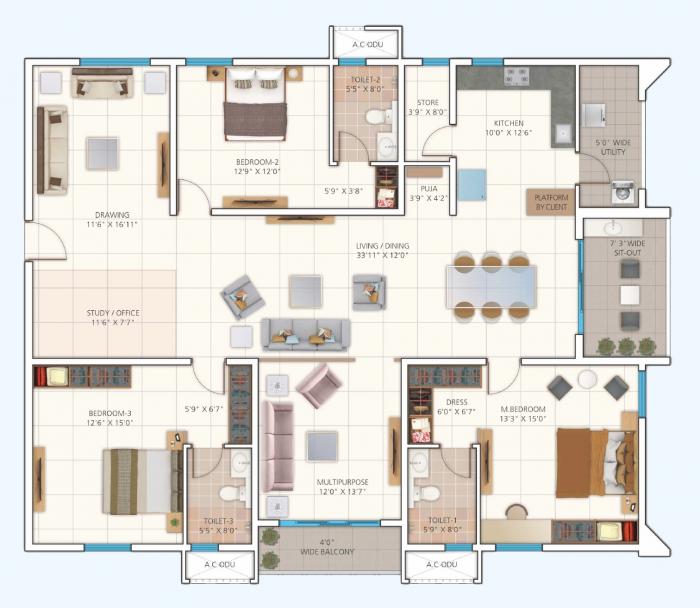 My Home Raka in Hyderabad Amenities, Layout, Price list, Floor