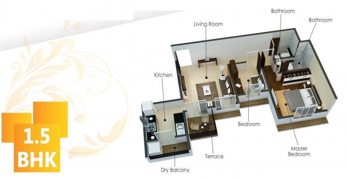 Bramha Sky One - Floor Plan